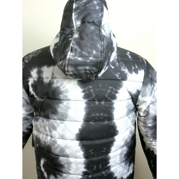 Vans Mens Lakemont MTE All Weather Tie Dye Jacket Black White Grey Hooded NWT - Picture 6 of 8